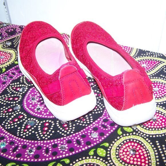 Easy Spirit e360 Esquelle Red Slip-On Shoes Sz 7.5 - Picture 4 of 5